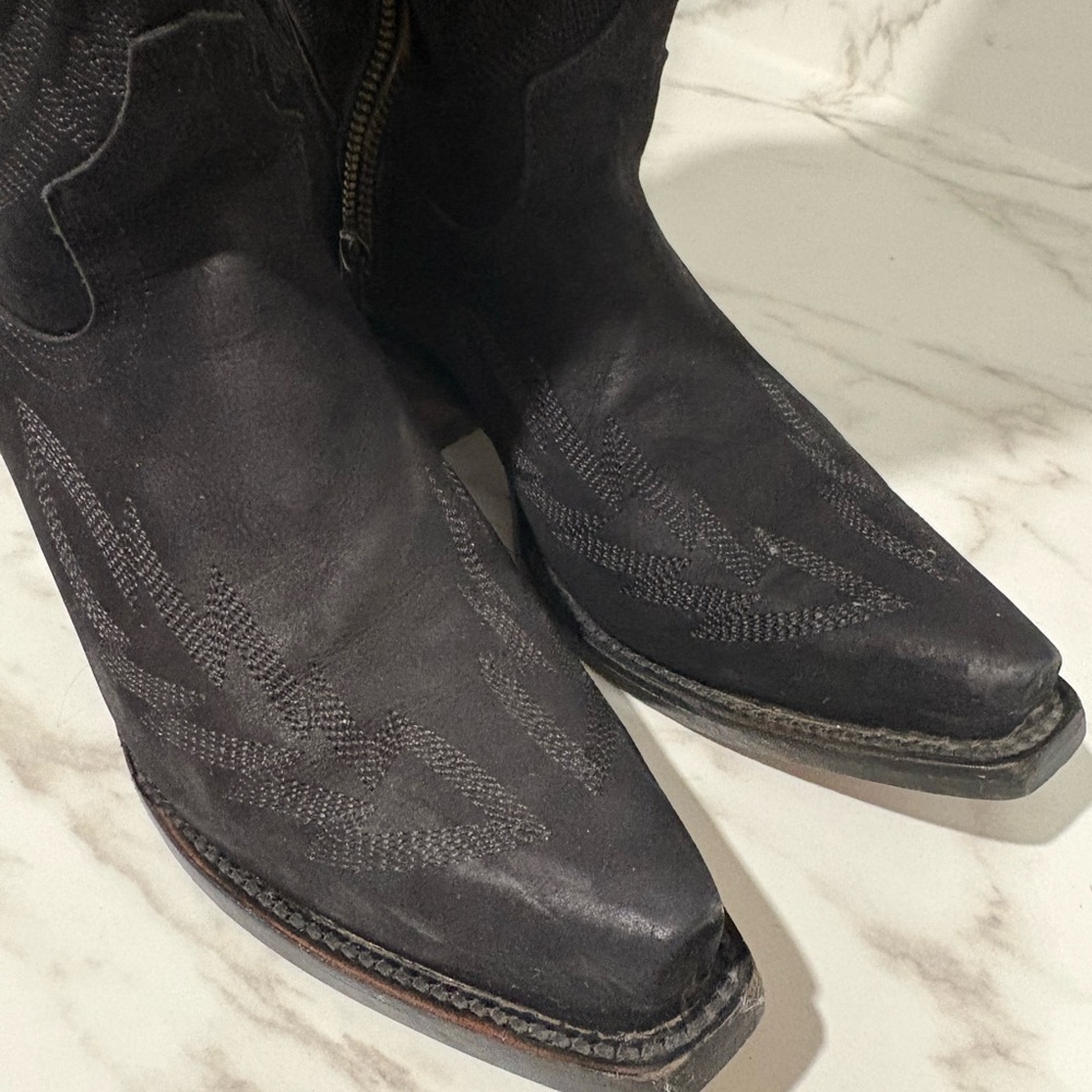 Corral Tan and Black Western Boots from Mexico